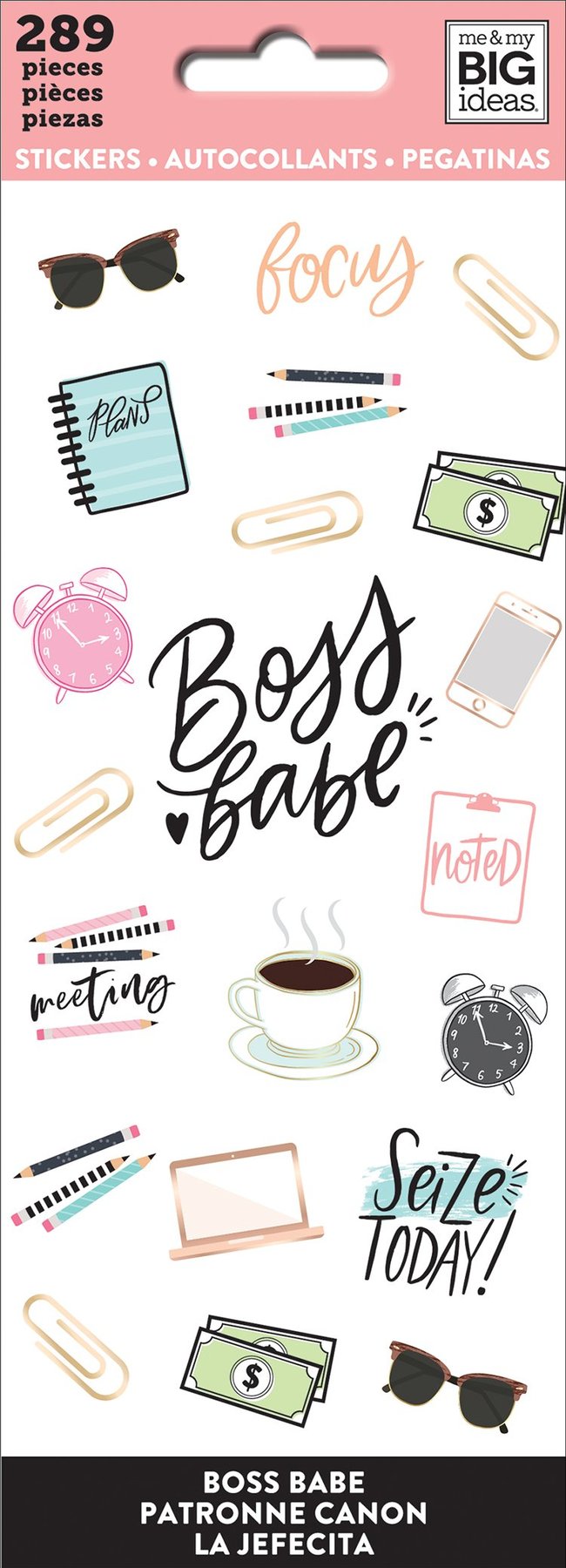 Libreto mini pegatinas Boss Babe