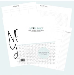 Relleno Kit4Pplanner Agenda Día vista Sin fechas