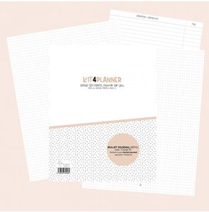 Relleno Kit4Pplanner Bujo para Bullet Journal Sin fechas