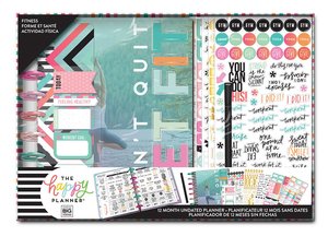 Kit Happy Planner Box Don't Quit Get Fit Sin fechas