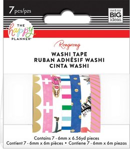 Set Washi Tape Happy Planner Rongrong Colorful
