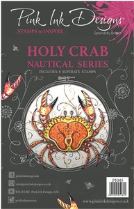 Sellos Pink Ink Designs s/ Nautical mod. Holy Crab