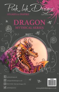 Sellos Pink Ink Designs s/ Mythical mod. Dragon