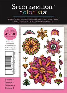 Sello de goma Colorista Elements 3